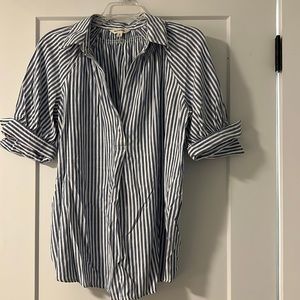 Max Studio Striped Blouse